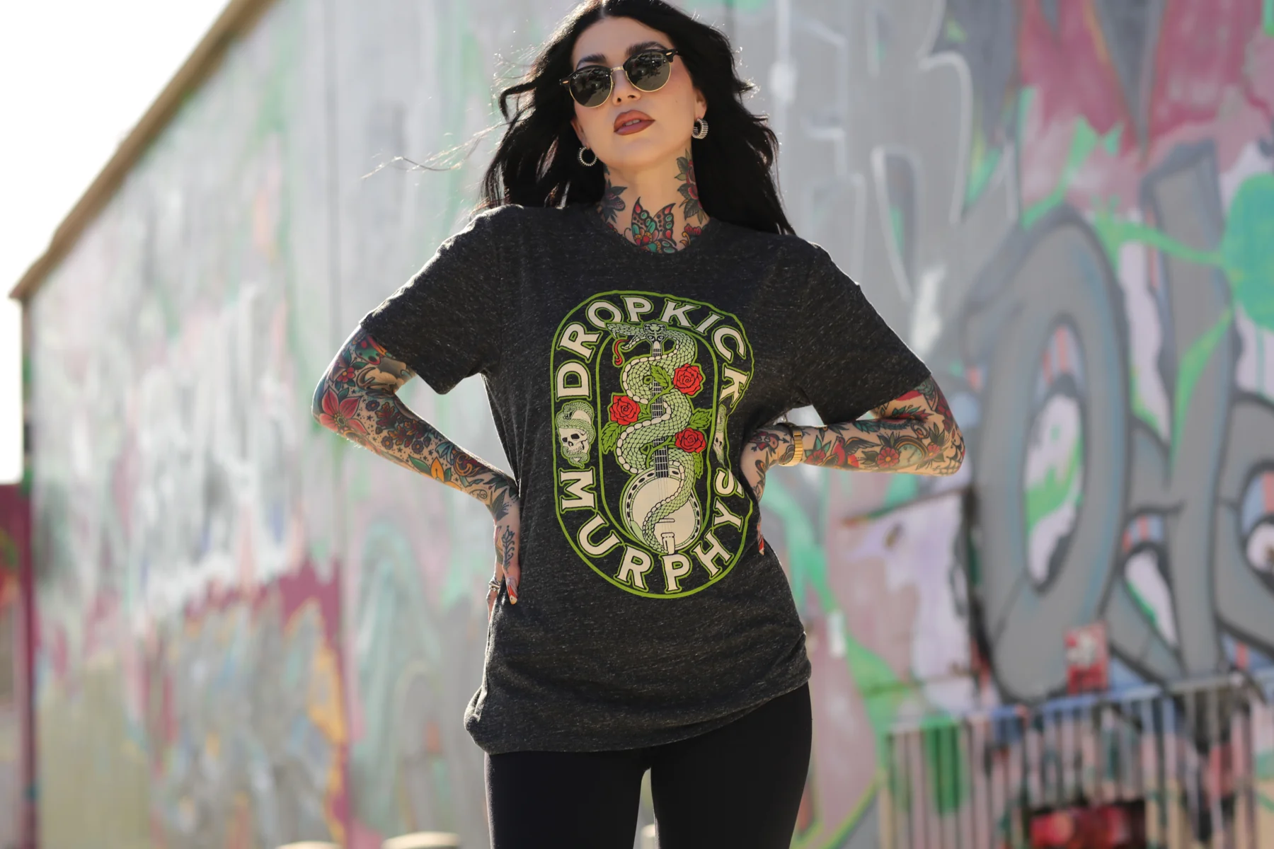 Snake Banjo Tee (Onyx) - Image 3